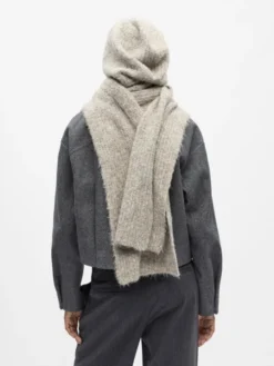 OBJMILU SCARF KNIT BALACLAVA 140