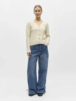 OBJNOA L/S V-NECK KNIT CARDIGAN NOO