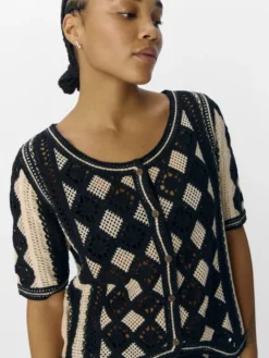 OBJWASILA KNIT RE S/S CARDIGAN 138