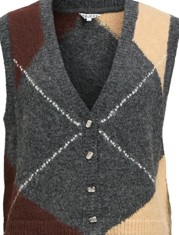 OBJZENA KNIT S/L RE VEST 141
