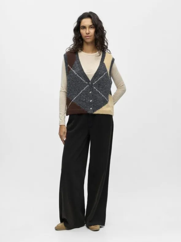 OBJZENA KNIT S/L RE VEST 141