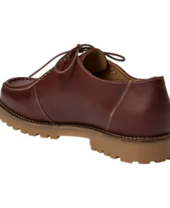 Ollie Moc Toe - Brown Leather