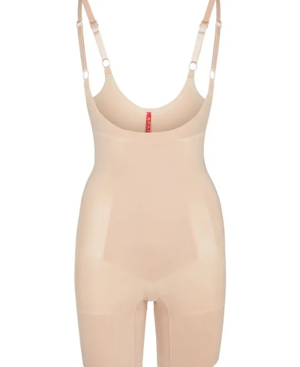 OnCore Open-Bust Mid-Thigh Bodysuit