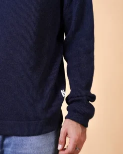 O-NECK ORGANIC COTTON MEN'S KNIT