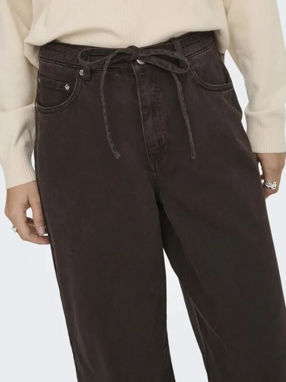 ONLGIANNA MW STRAIGHT DNM BROWN DNM