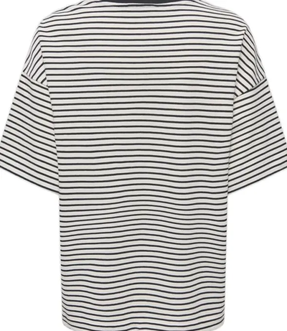 ONLLISA STRIPE S/S TOP JRS