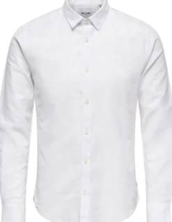 ONSCAIDEN LIFE LS SOLID LINEN SHIRT