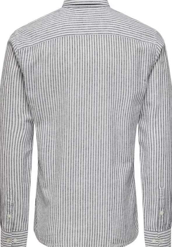 ONSCAIDEN LIFE LS STRIPE LINEN 660