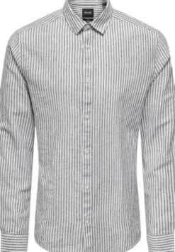 ONSCAIDEN LIFE LS STRIPE LINEN 660