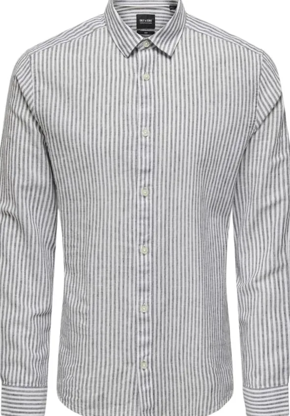 ONSCAIDEN LIFE LS STRIPE LINEN 660