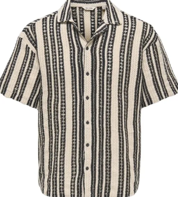 ONSDANI CROCHET SS SHIRT