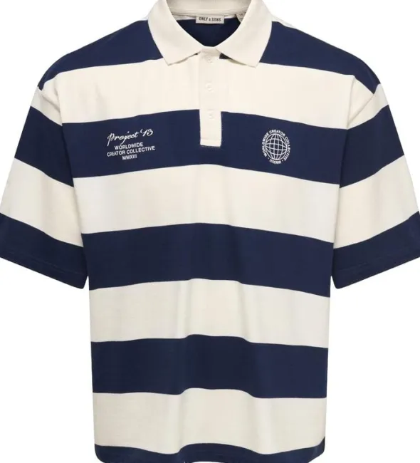 ONSDEVIN RLX SS RUGBY POLO TEE