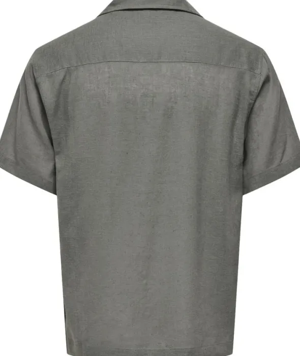 ONSLAURENCE RLX RESOR SS LINENBLEND