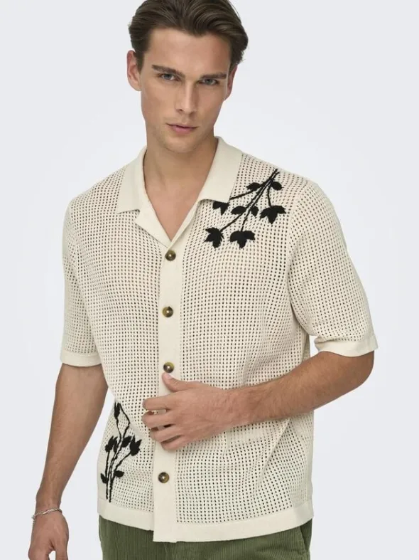 ONSTEGAN LIFE RLX SS SHIRT KNIT