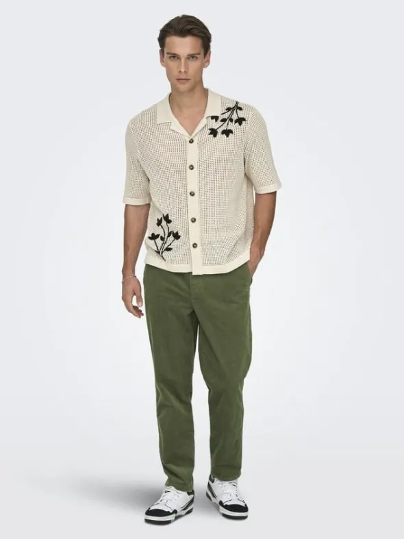 ONSTEGAN LIFE RLX SS SHIRT KNIT