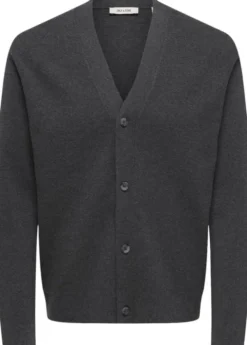 ONSTING LIFE REG LS CARDIGAN KNIT N
