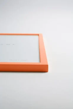 Orange Wood Frame