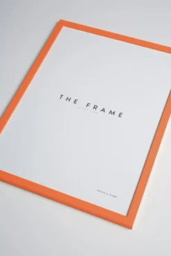 Orange Wood Frame