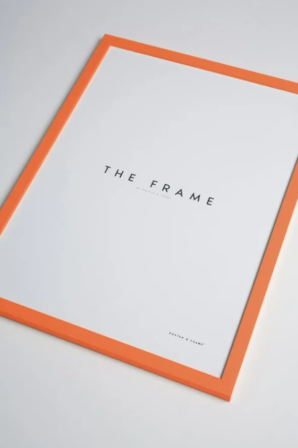 Orange Wood Frame