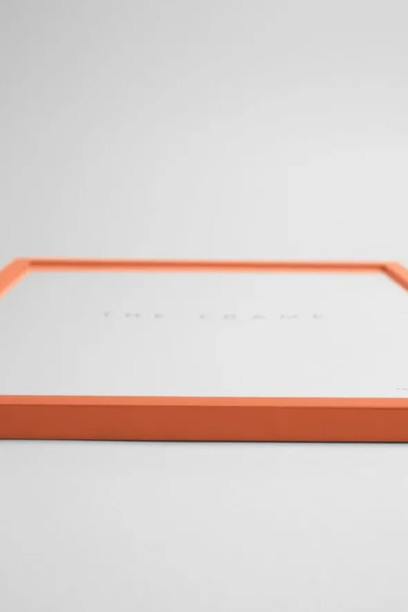 Orange Wood Frame