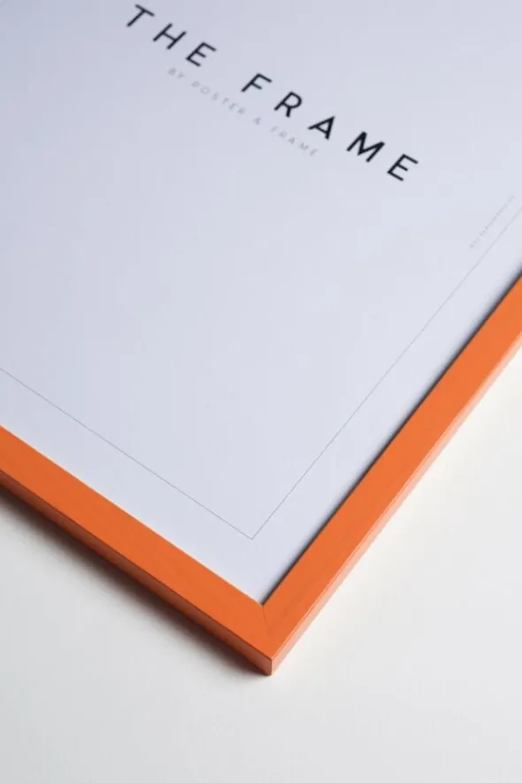 Orange Wood Frame