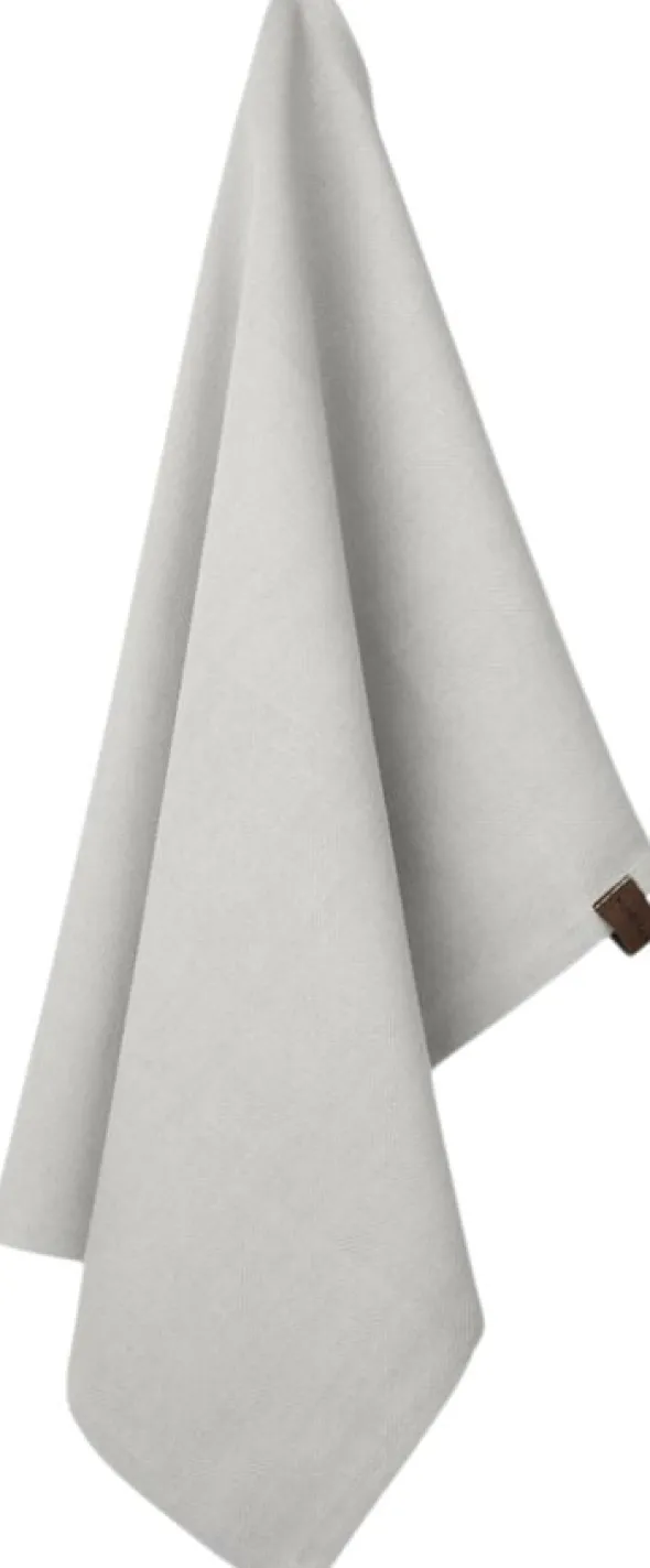 Organic tea towel 2 pack Stone