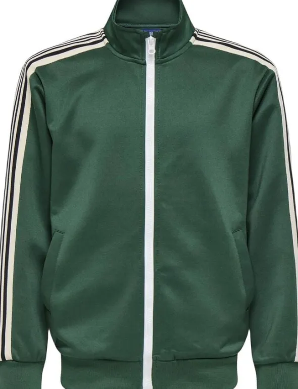 OSJRIBER LS ZIP STRIPE TRACK SWEAT