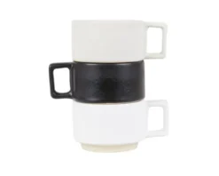 Otto Ceramic Mug with Handle | Black