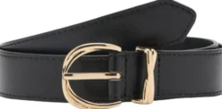 Oval buckle belt