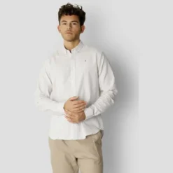 Oxford Stretch Stripe L/S