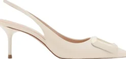 Patent heeled shoes