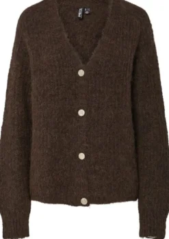 PCCLEO LS V-NECK KNIT CARDIGAN NOOS