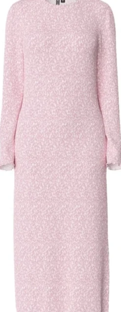 PCFLORA LS MIDI DRESS JRS BC