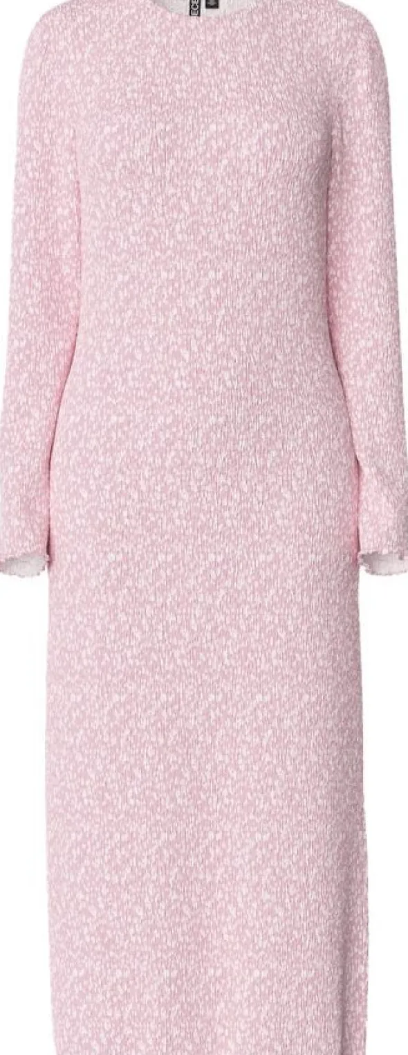 PCFLORA LS MIDI DRESS JRS BC
