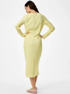 PCFLORA LS MIDI DRESS JRS NOOS BC