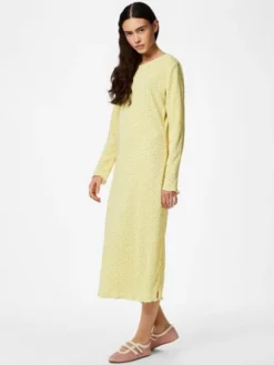 PCFLORA LS MIDI DRESS JRS NOOS BC