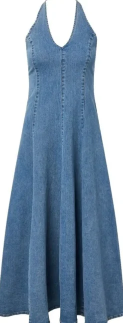 PCFRANNA SL HALTERNECK DRESS DNM D2