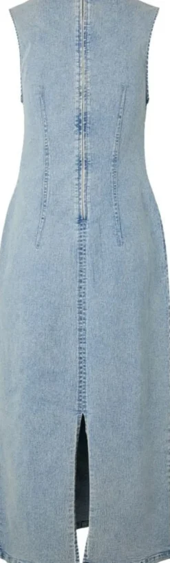 PCFRANNA SL LONG DRESS DNM D2D