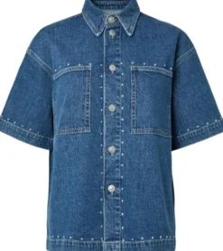 PCKARLA SS DENIM SHIRT D2D PP