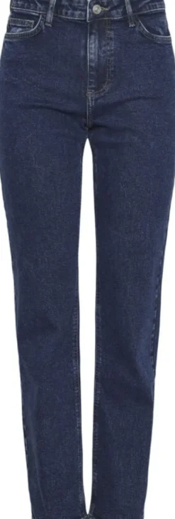 PCKELLY MW STRAIGHT JEANS DB502 NOO