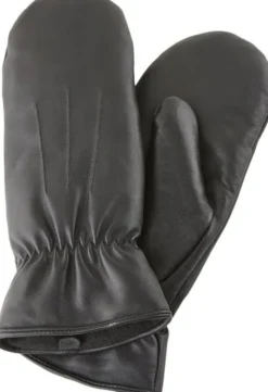 PCNELLIE LEATHER MITTENS NOOS