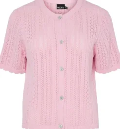 PCNUKA SS O-NECK KNIT CARDIGAN NOOS