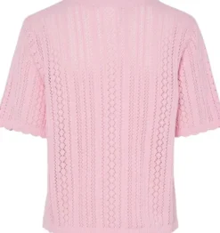 PCNUKA SS O-NECK KNIT CARDIGAN NOOS