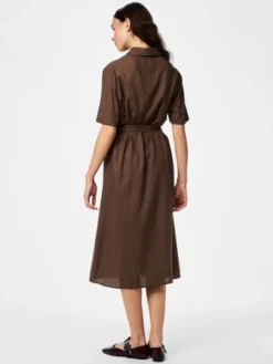 PCPIA 2/4 MIDI SHIRT DRESS WVN NOOS