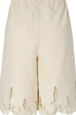 PCPIPER HW CROCHET DENIM SHORTS
