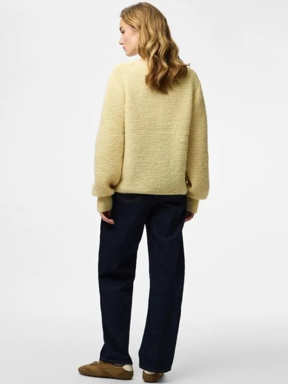 PCRINNA LS O-NECK KNIT PWP BC