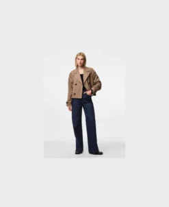 PCSCARLETT LS SHORT TRENCHCOAT NOOS