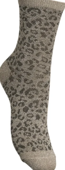 PCSEBBY GLITTER LONG AOP SOCKS NOOS