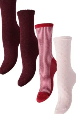 PCSEBBY GLITTER LONG 4-PACK MIX NOO
