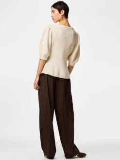 PCSILLY SS PUFF KNIT CARDIGAN NOOS